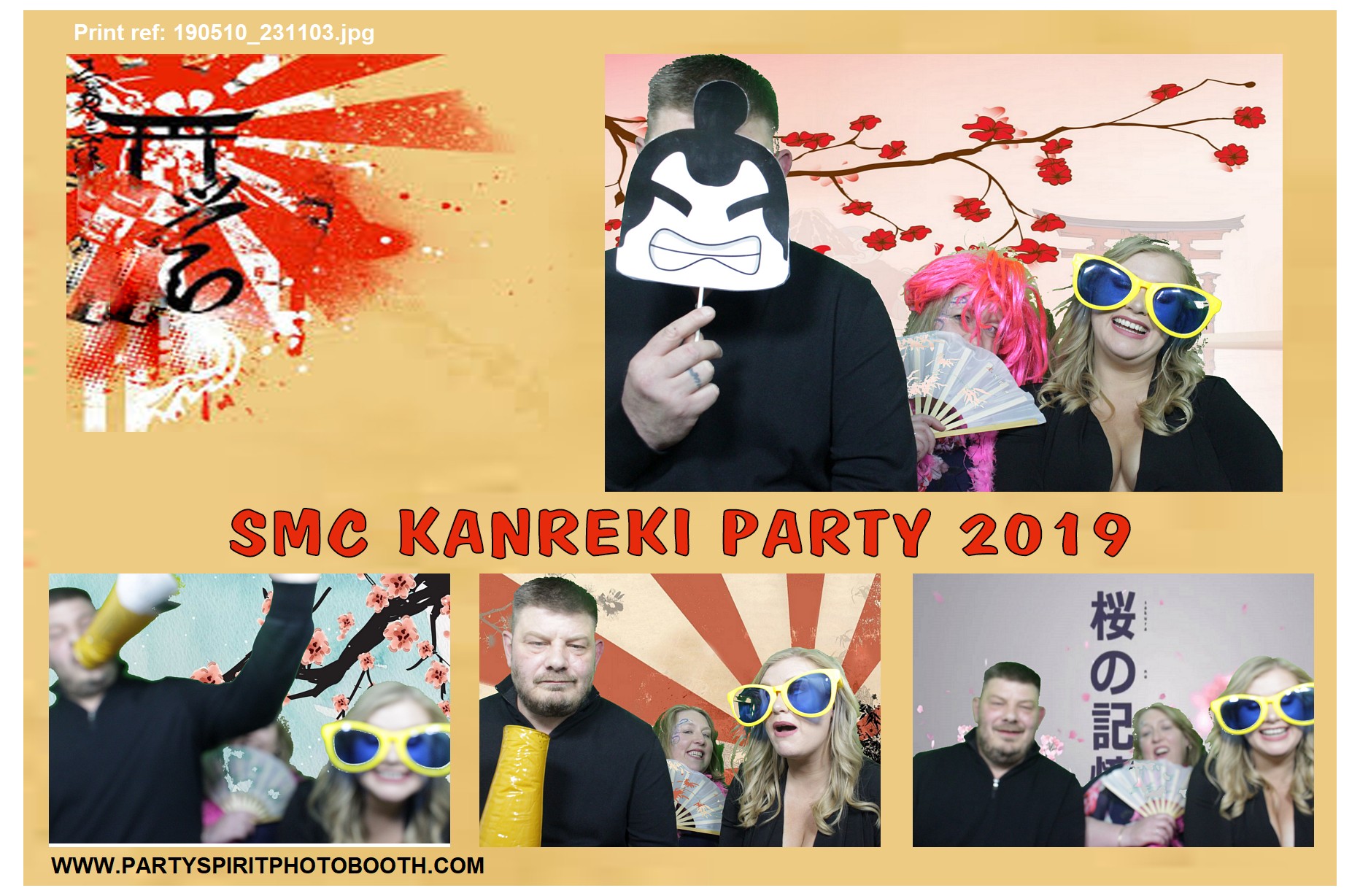 60th Japanese Theme Event | View more photos from the event at gallery.partyspiritphotobooth.com/u/PartySpiritPhotoBooth/60th-Japanese-Theme-Event